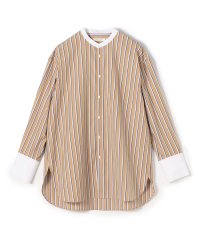 MACPHEE/コットンブロード バンドカラーシャツ/506587165