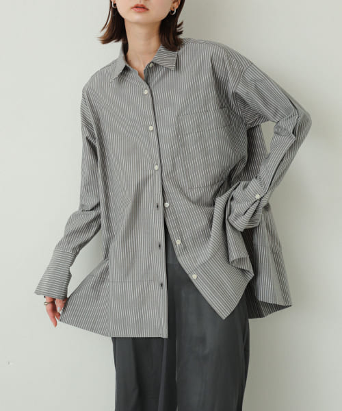 セール 50%OFF】チュニックルーズシャツ(506587727) | センス