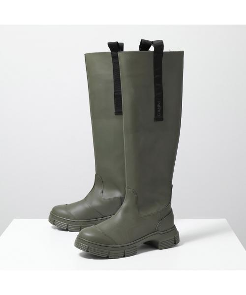 セール 7%OFF】GANNI ロングブーツ Recycled Rubber Country Boot ラバー(505792166) | ガニー( GANNI) - d fashion