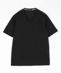HIDEAWAYS NICOLE/ブロックストレッチＶネック半袖プルオーバー/506277207