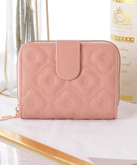 Lace Ladies/レースレディース Lace Ladies フラワー キルティング 二つ折り ラウンドファスナー 財布/506556328