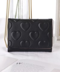 Lace Ladies/レースレディース Lace Ladies ハート柄 三つ折り スクエア 財布/506556329