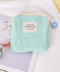 Lace Ladies/レースレディース Lace Ladies フラワー キルティング スクエア ソフト コインケース/506556331