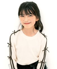 子供服Bee/コドモフク ビー 子供服Bee ラインリボントップス/506587077