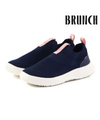 FOOT PLACE/ブランチ BRUNCH レディース スニーカー スリッポン 4E 幅広 ワイド 軽い 軽量 屈曲性 ニットシューズ 柔らかい BR－230/506590403