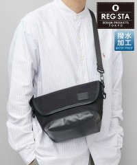 REGiSTA/レジスタ REGiSTA ショルダーバッグ メンズ フラップバッグ 黒 無地 シンプル ミニショルダー/506592746