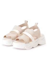 Lace Ladies/レースレディース Lace Ladies オープントゥ メッシュ ストラップ 厚底 スポーツサンダル/506594372