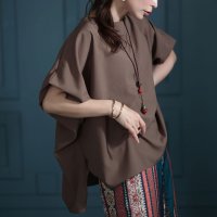 Sawa a la mode/サワアラモード Sawa a la mode どんなボトムスにもマッチするオーバートップス/506595428