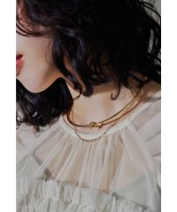 niana/ニアナ niana メタルチョーカーネックレス 2連 レイヤード シルバー ゴールド 結婚式 お呼ばれ 成人式 フォーマル アクセサリー/506597930
