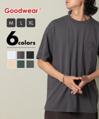 Goodwear/グッドウェア GOODWEAR USA COTTON ヘビーウェイト オーバーサイズ BIGポケットTEE 半袖 Tシャツ ビッグシルエット 胸ポケット 2W7/506598321