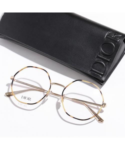 Dior メガネ GemDiorO R2U CD50019U ラウンド型 ディオール Dior Dior メガネ GemDiorO R2U CD50019U ラウンド型