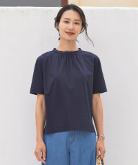 J.PRESS LADIES（LARGE SIZE）/【接触冷感】プレーティングジャージー モックネック カットソー/506599646