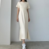 Louere/ルエレ Louere Louere ストレッチカットマーメイドワンピース/506600061