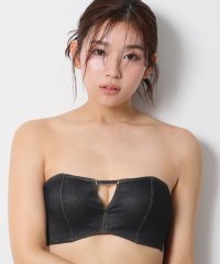 aimerfeel/ストラップレス ハーフカップ デニム 超盛ブラ(R) 単品ブラジャー/506601723