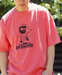 1111clothing/ワンフォークロージング 1111clothing オーバーサイズ tシャツ メンズ tシャツ レディース 半袖 綿100% ◆ピグメント イラストTシャツ◆ キ/506599460