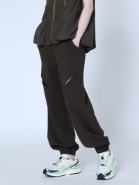 LASUD/ラシュッド LASUD スリットファスナースウェットパンツ/506603028