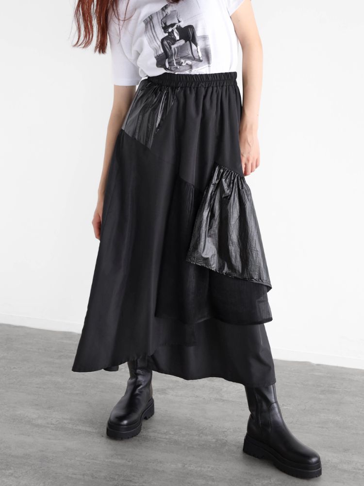 LASUD｜ラップフレアスカート | Rakuten Fashion(楽天