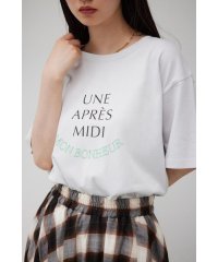 AZUL by moussy/ソフトタッチロゴTシャツ/506603078