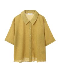 Green Parks/グリーン パークス Green Parks BP 表面カット衿付シャツ/506603914