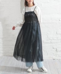 COLZA/コルザ COLZA チュールキャミワンピース ワンピース ノースリーブ ロング丈 チュール/506605098