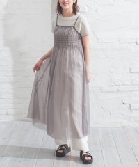 COLZA/コルザ COLZA チュールキャミワンピース ワンピース ノースリーブ ロング丈 チュール/506605098