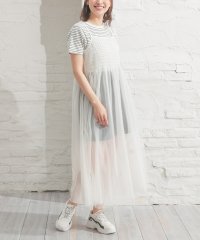 COLZA/コルザ COLZA チュールキャミワンピース ワンピース ノースリーブ ロング丈 チュール/506605098