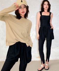 OSYAREVO/オシャレボ OSYAREVO 【ネット限定】【紫外線カット率99.9％以上】ラッシュガード レギンス 付き 体型カバー 【返品不可商品】/506605178