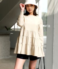 OSYAREVO/オシャレボ OSYAREVO 【ネット限定】【紫外線カット率99.9％以上】体型カバー フリルトップス ラッシュガード 付き キャミソール ビキニ セット水着 /506605179