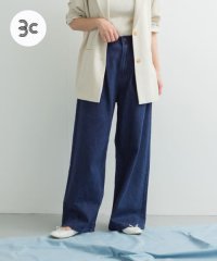 URBAN RESEARCH DOORS/Denim Tuck Wide Pants/506605782