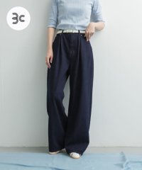URBAN RESEARCH DOORS/Denim Tuck Wide Pants/506605782
