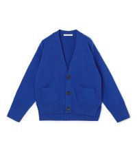 MACPHEE/NZ LAMB 9G Vネックカーディガン/506605877