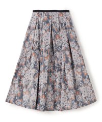 TOMORROWLAND collection/ロゼットフラワープリント タックスィングスカート/506606870