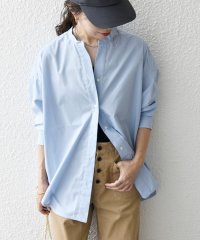 SHIPS any WOMEN/SHIPS any:〈洗濯機可能〉REPREVE バンド カラー シャツ/504823327