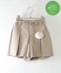 ikka kids/【洗濯機で洗える／親子おそろい】ダンボールポンポン付きキュロット（120〜160cm）/506063993