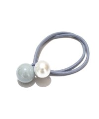 shoppinggo/ショッピングゴー shoppinggo ヘアゴム パール おしゃれ リボン結び シンプル 髪留め ヘア留め かわいい 髪飾り 上品 パーティー飾りヘアアクセサリ/506611021