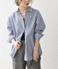 SHIPS any WOMEN/《一部追加予約》SHIPS any:〈洗濯機可能〉REPREVE レギュラーカラー ルーズ ポケット シャツ/506611386