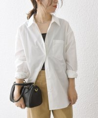 SHIPS any WOMEN/《一部追加予約》SHIPS any:〈洗濯機可能〉REPREVE レギュラーカラー ルーズ ポケット シャツ/506611386