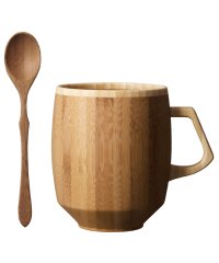 RIVERET/リヴェレット RIVERET リヴェレット RIVERET マグカップ スプーン 2点セット マグ グランデ 400ml 天然素材 日本製 軽量 食洗器対応 リ/506612082