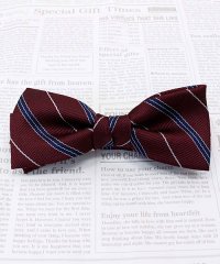 TopIsm/トップイズム TopIsm 日本製 ストライプ 蝶ネクタイ ボウタイ メンズ レディース 男女兼用 結婚式 シンプル おしゃれ/506612384