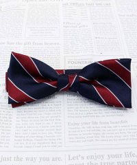 TopIsm/トップイズム TopIsm 日本製 ストライプ 蝶ネクタイ ボウタイ メンズ レディース 男女兼用 結婚式 シンプル おしゃれ/506612384