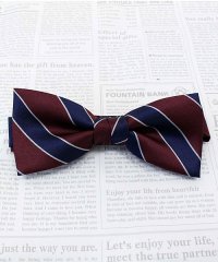 TopIsm/トップイズム TopIsm 日本製 ストライプ 蝶ネクタイ ボウタイ メンズ レディース 男女兼用 結婚式 シンプル おしゃれ/506612384