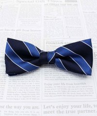 TopIsm/トップイズム TopIsm 日本製 ストライプ 蝶ネクタイ ボウタイ メンズ レディース 男女兼用 結婚式 シンプル おしゃれ/506612384
