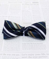 TopIsm/トップイズム TopIsm 日本製 ストライプ 蝶ネクタイ ボウタイ メンズ レディース 男女兼用 結婚式 シンプル おしゃれ/506612384