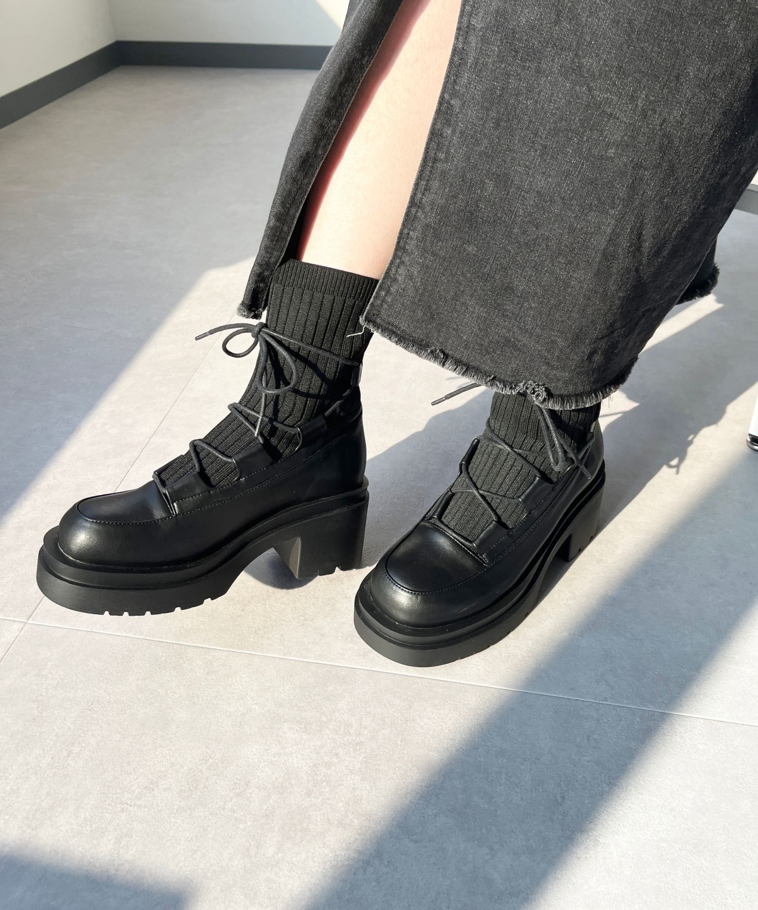 YEEZY◇レースアップブーツ/40/ブラウン/SEASON3/Military boot