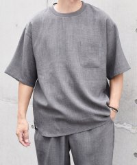 SHIPS any MEN/SHIPS any: 〈洗濯機可能〉メランジオックス ラウンド フェイクレイヤード Tシャツ (セットアップ対応)◇/506615358