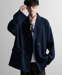 Rocky Monroe/ロッキーモンロー Rocky Monroe テーラードジャケット メンズ レディース ダブル 2B ライトアウター オーバーサイズ ビッグシルエット無地 シンプ/506633530