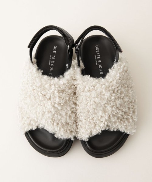 セール 40%OFF】フェイクファークロス サンダル30↑(506634386 