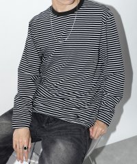 MAISON CLUB/【SETUP7】長袖 ボーダーオーバーサイズロングスリーブTシャツ SCCH364/506551594