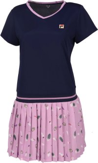 FILA（ZETT Ladies）/【テニス】フェザープリント バックホールメッシュ ワンピース レディース/506598659