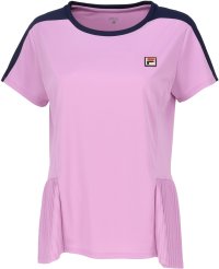 FILA（ZETT Ladies）/【テニス】バックホールメッシュ 切替ペプラムゲームシャツ レディース/506598660